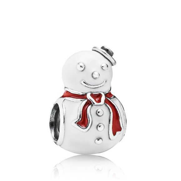 Pandora Happy Snowman Charm - Picture 1 of 6